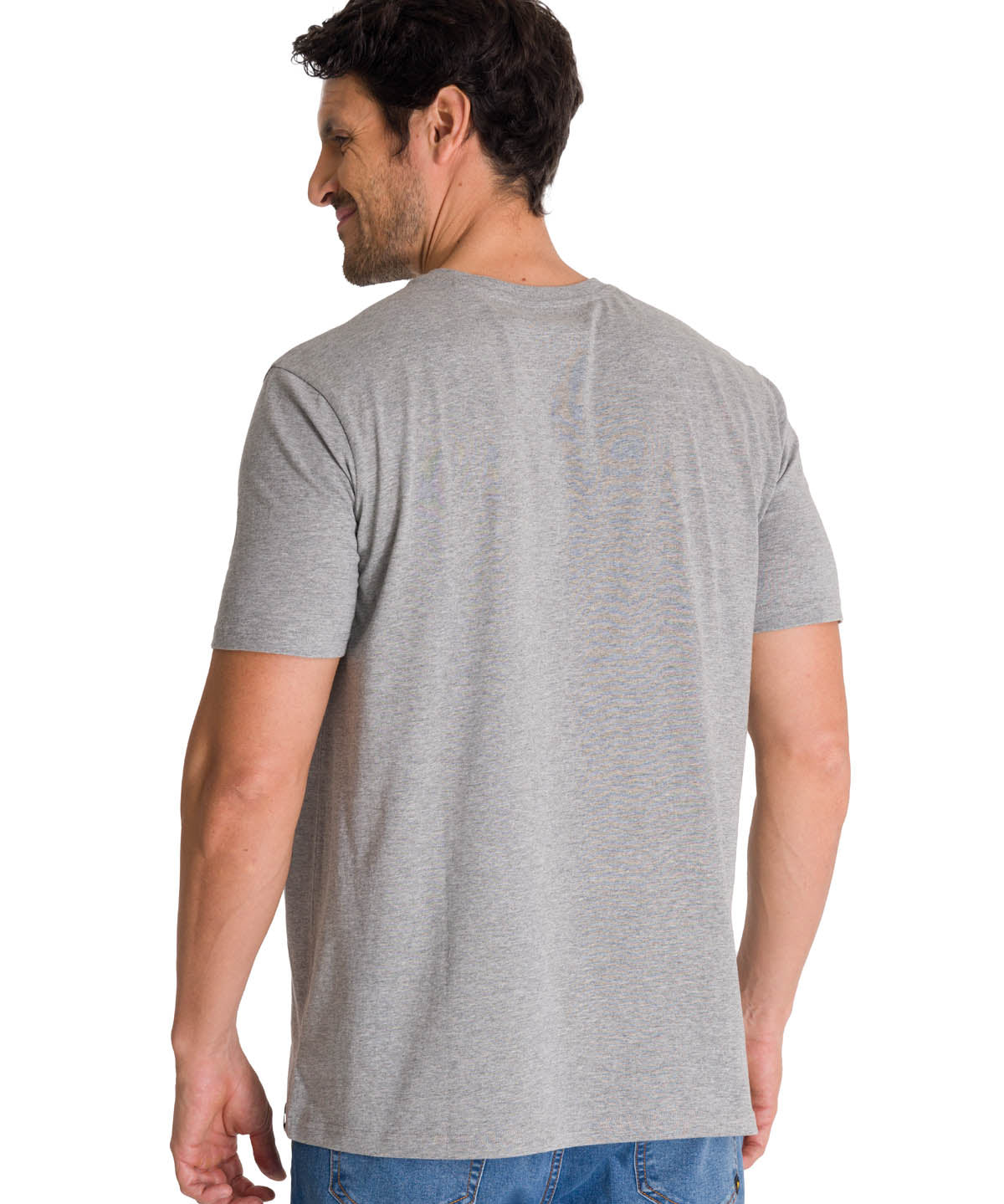 Camiseta Heritage No 77 Tee Para Hombre Color Gris-3