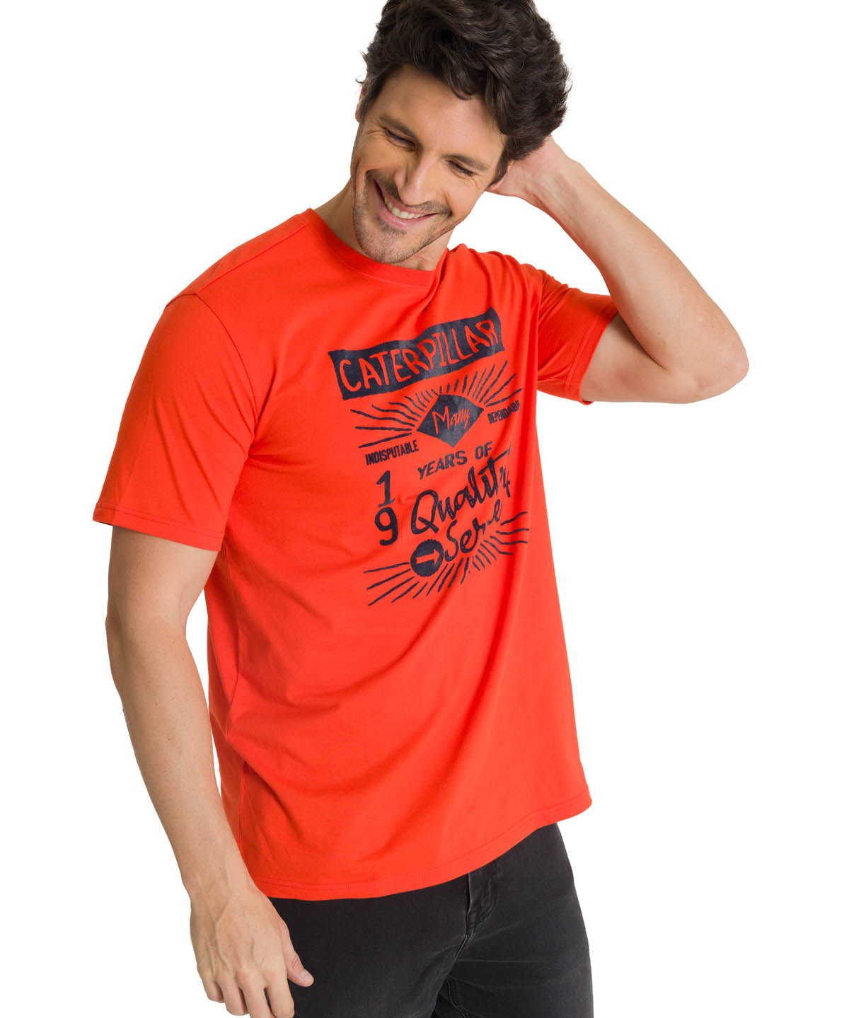 Camiseta Heritage 1904 Tee Para Hombre Color Rojo-2