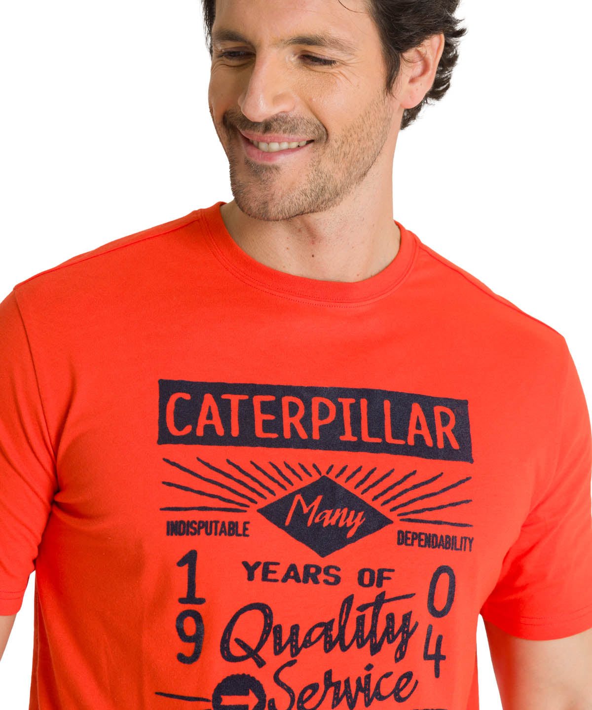 Camiseta Heritage 1904 Tee Para Hombre Color Rojo-4