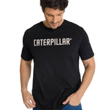Camiseta Caterpillar Puff Pri Para Hombre Color Negro-2