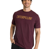 Camiseta Caterpillar Puff Pri Para Hombre Color Morado-2