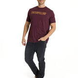 Camiseta Caterpillar Puff Pri Para Hombre Color Morado-5