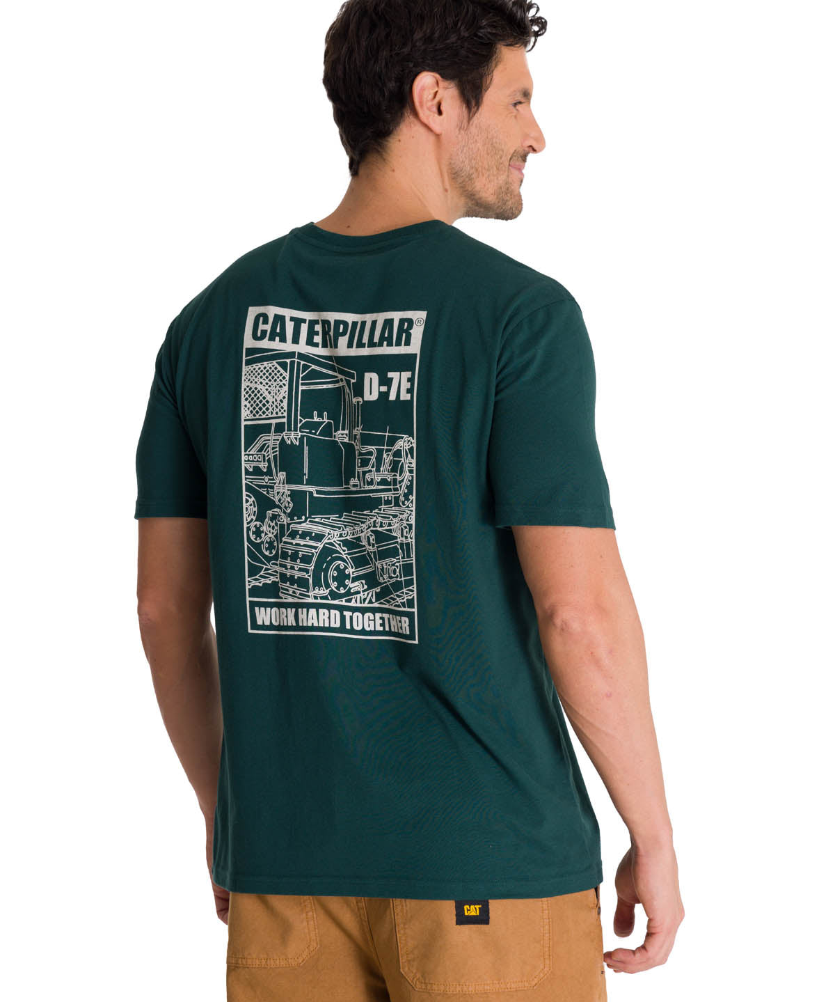 Camiseta Heritage Graphic Tee Para Hombre Color Verde-3