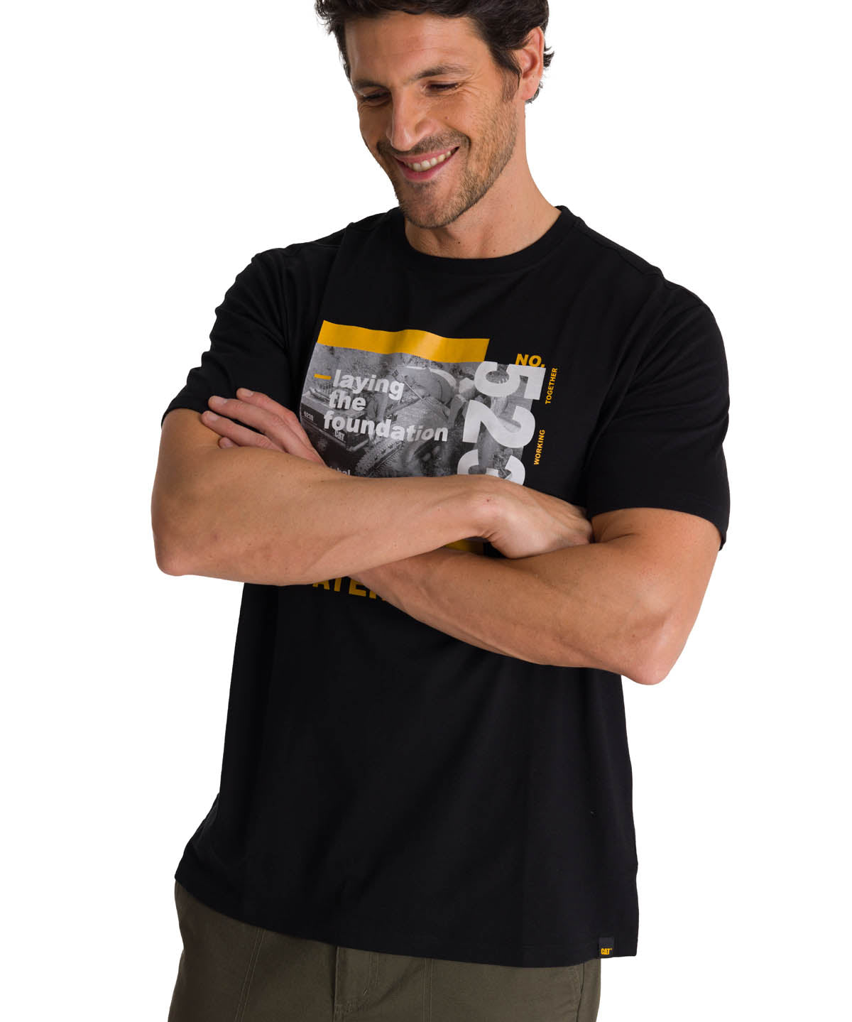 Camiseta Everyday Workwear Gr Para Hombre Color Negro-2