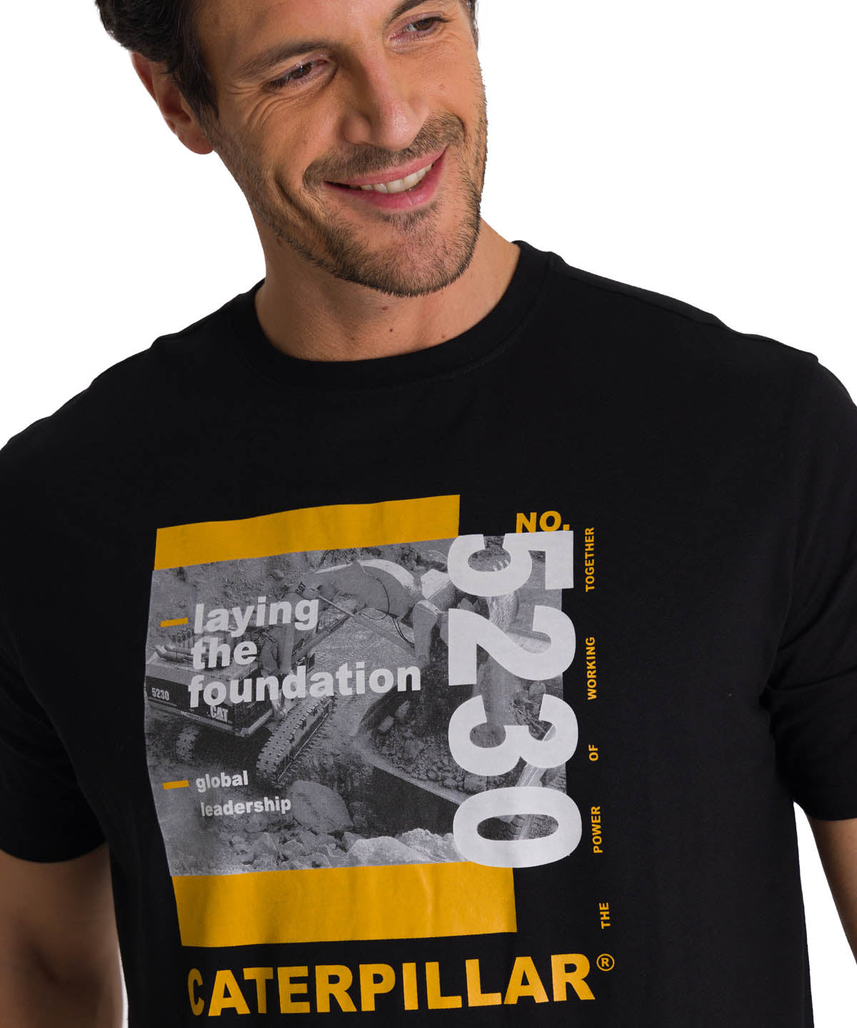 Camiseta Everyday Workwear Gr Para Hombre Color Negro-4