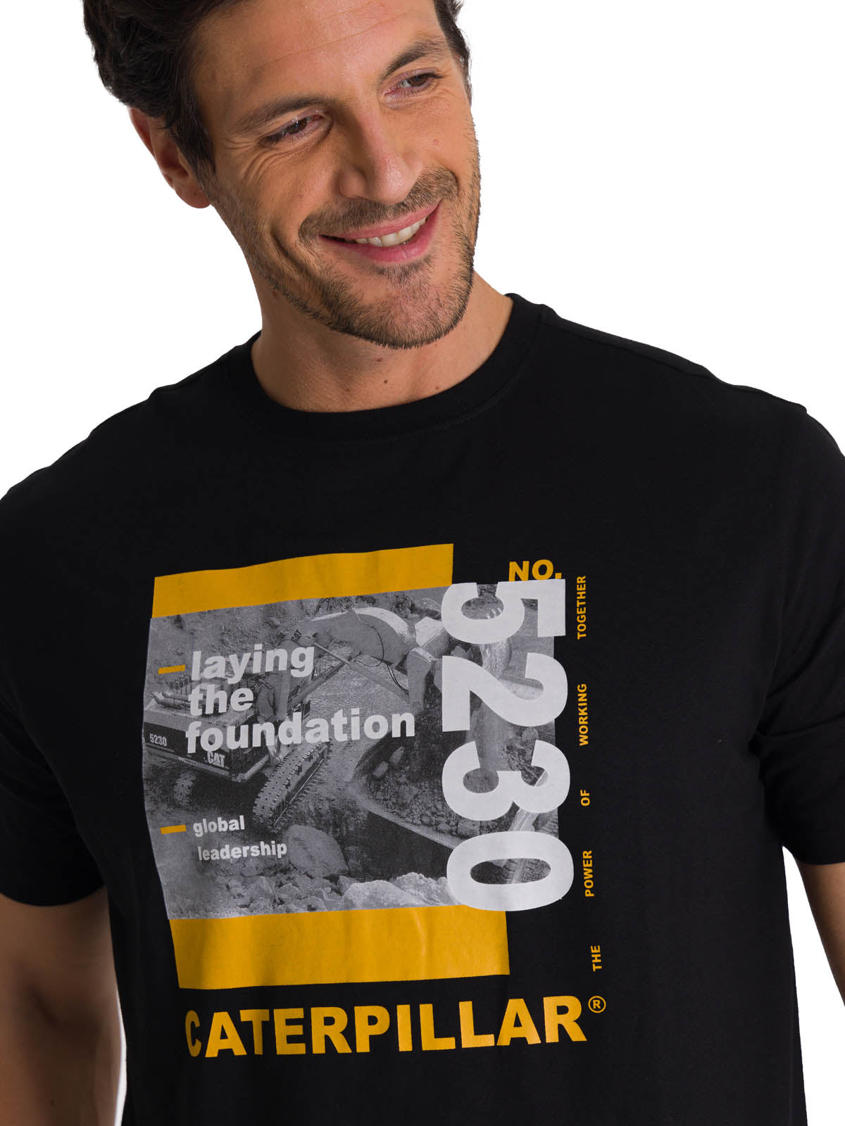 Camiseta Everyday Workwear Gr Para Hombre Color Negro-4