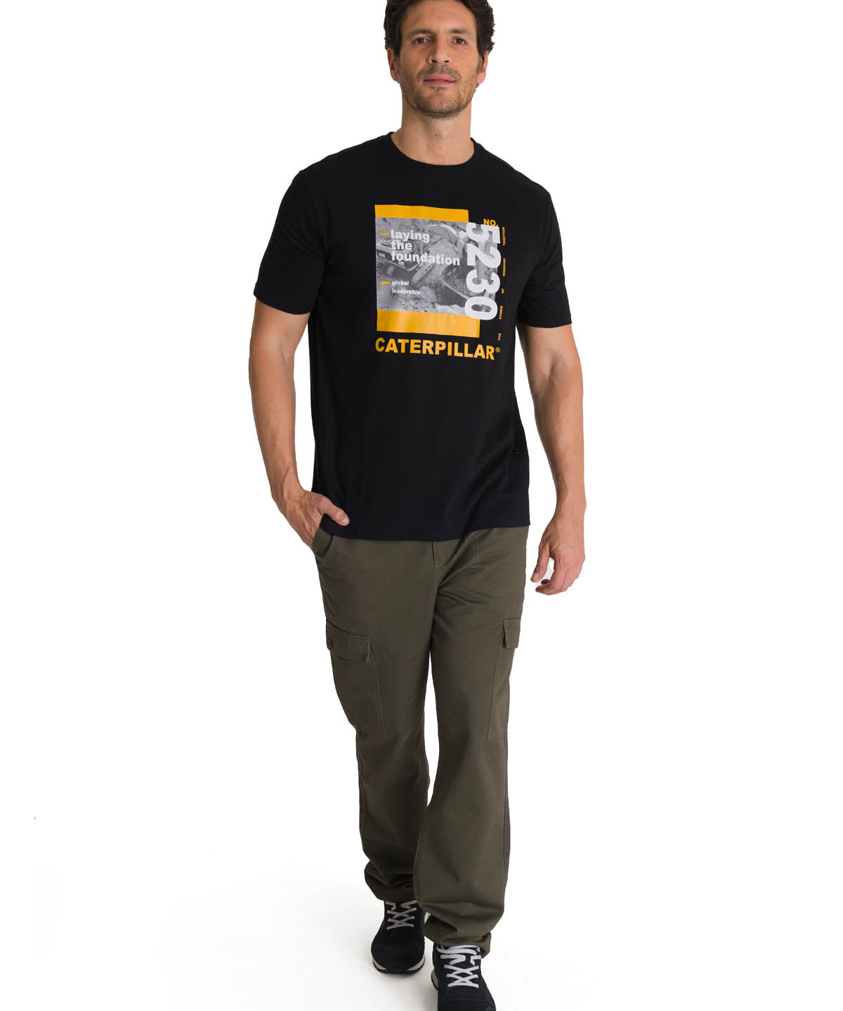 Camiseta Everyday Workwear Gr Para Hombre Color Negro-5
