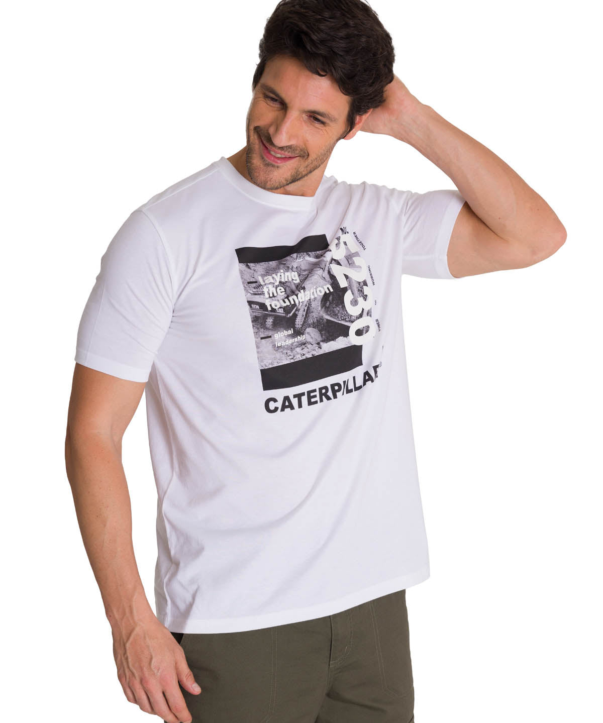 Camiseta Everyday Workwear Gr Para Hombre Color Blanco-2