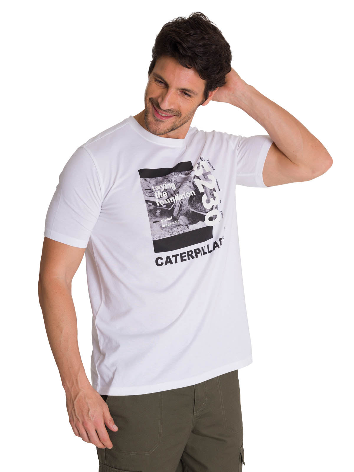 Camiseta Everyday Workwear Gr Para Hombre Color Blanco-2