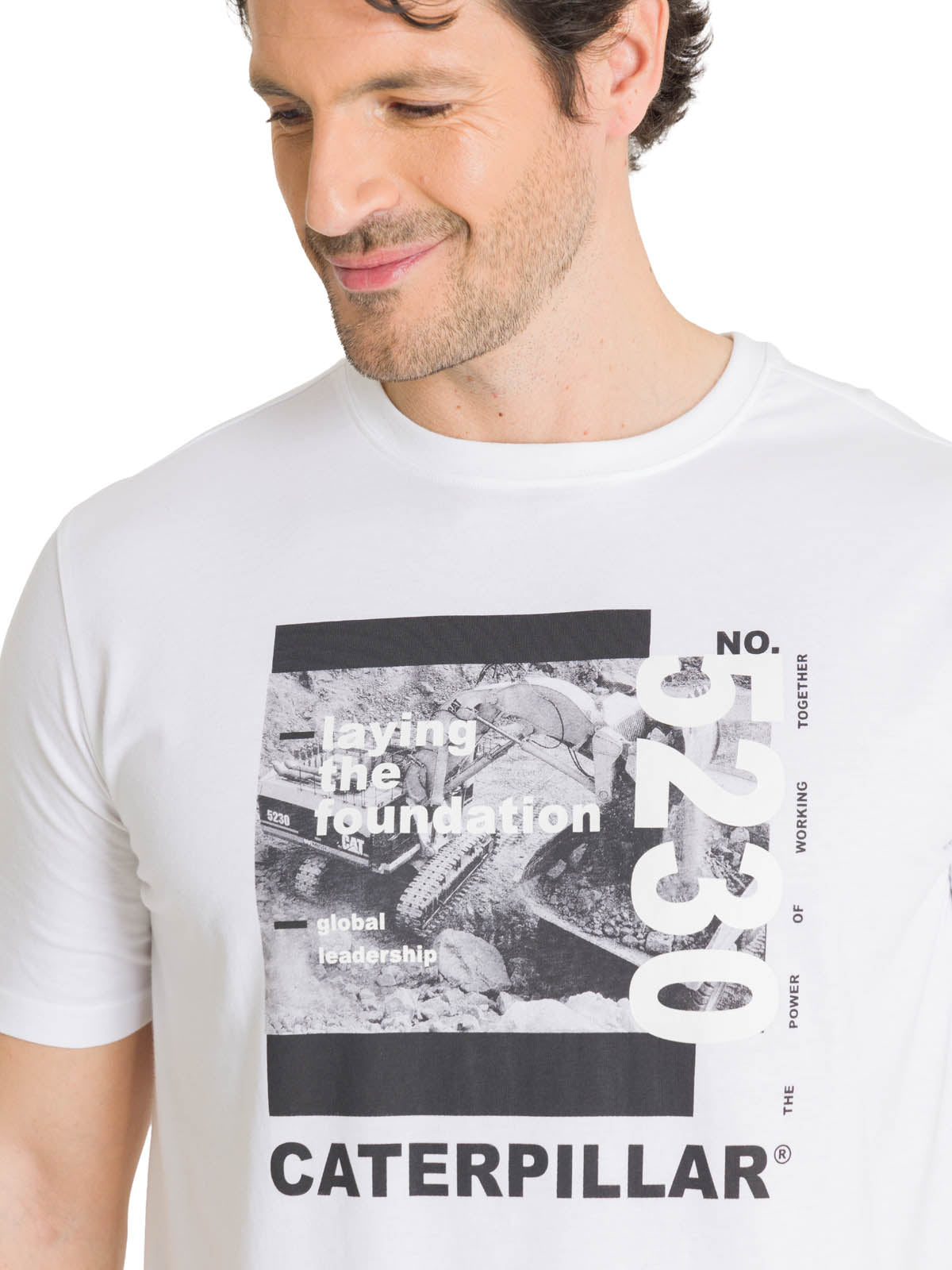 Camiseta Everyday Workwear Gr Para Hombre Color Blanco-4