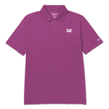 Polo Cat Logo Pique Polo Para Hombre Color Morado