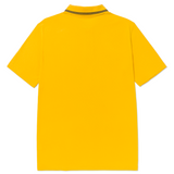 Polo Cat Logo Pique Polo Para Hombre Color Amarillo