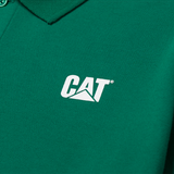 Polo Cat Logo Pique Polo Para Hombre Color Verde