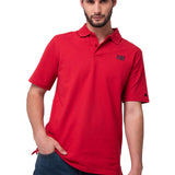 Polo Cat Logo Pique Hombre Color Rojo-1