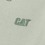 Polo Cat Logo Jersey Polo Para Hombre Color Verde