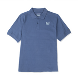 Polo Cat Logo Jersey Polo Para Hombre Color Azul