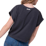 Camiseta Slub Knit Fashion To Mujer Color Negro-2