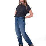Camiseta Slub Knit Fashion To Mujer Color Negro-4