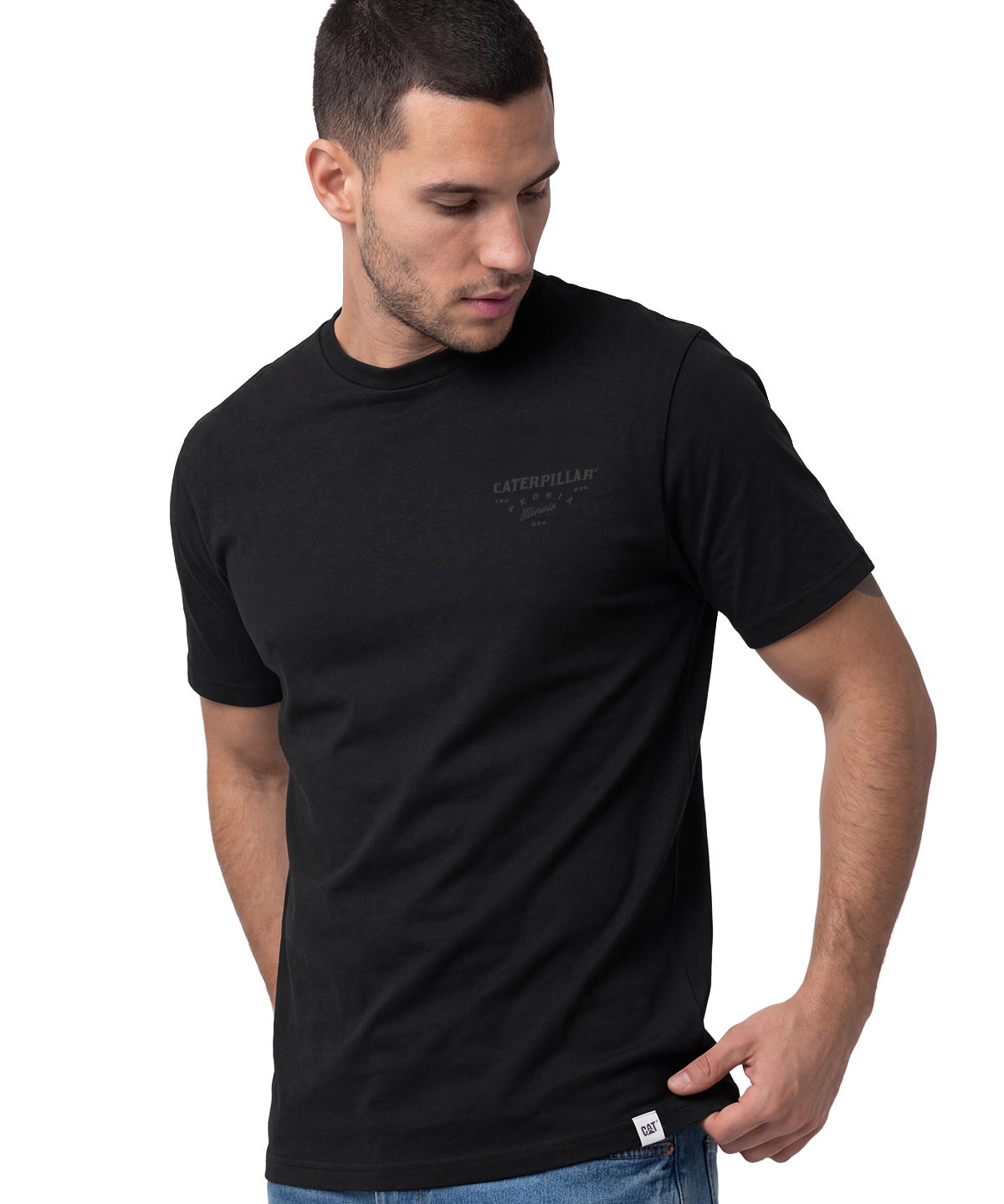 Camiseta  Heritage Peoria Grap Para Hombre Color Negro-1