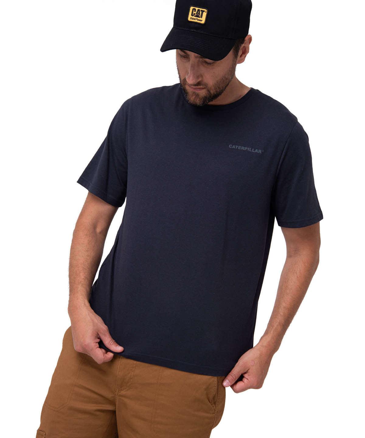 Camiseta Heritage Graphic Tee Hombre Color Azul-1