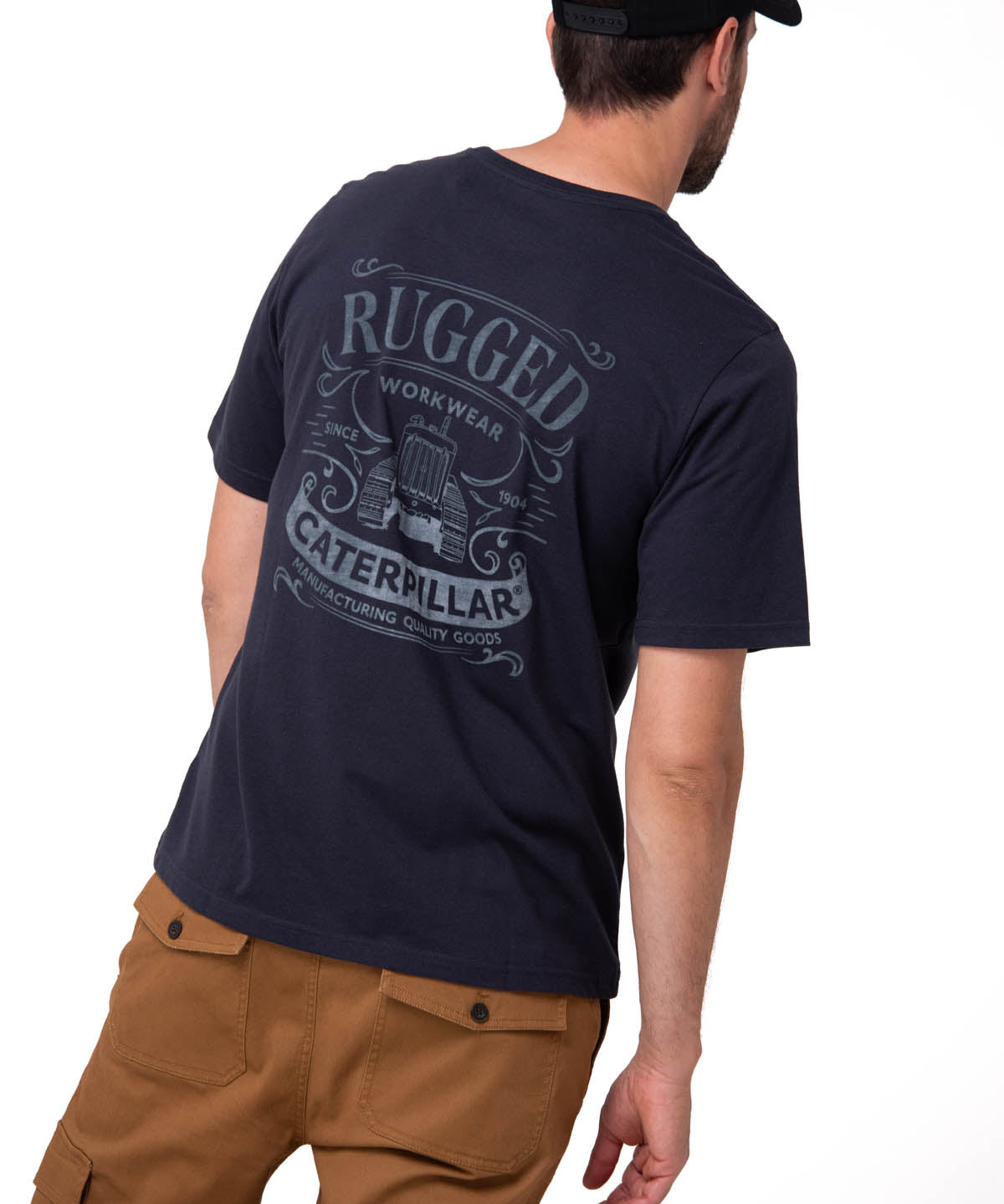 Camiseta Heritage Graphic Tee Hombre Color Azul-3