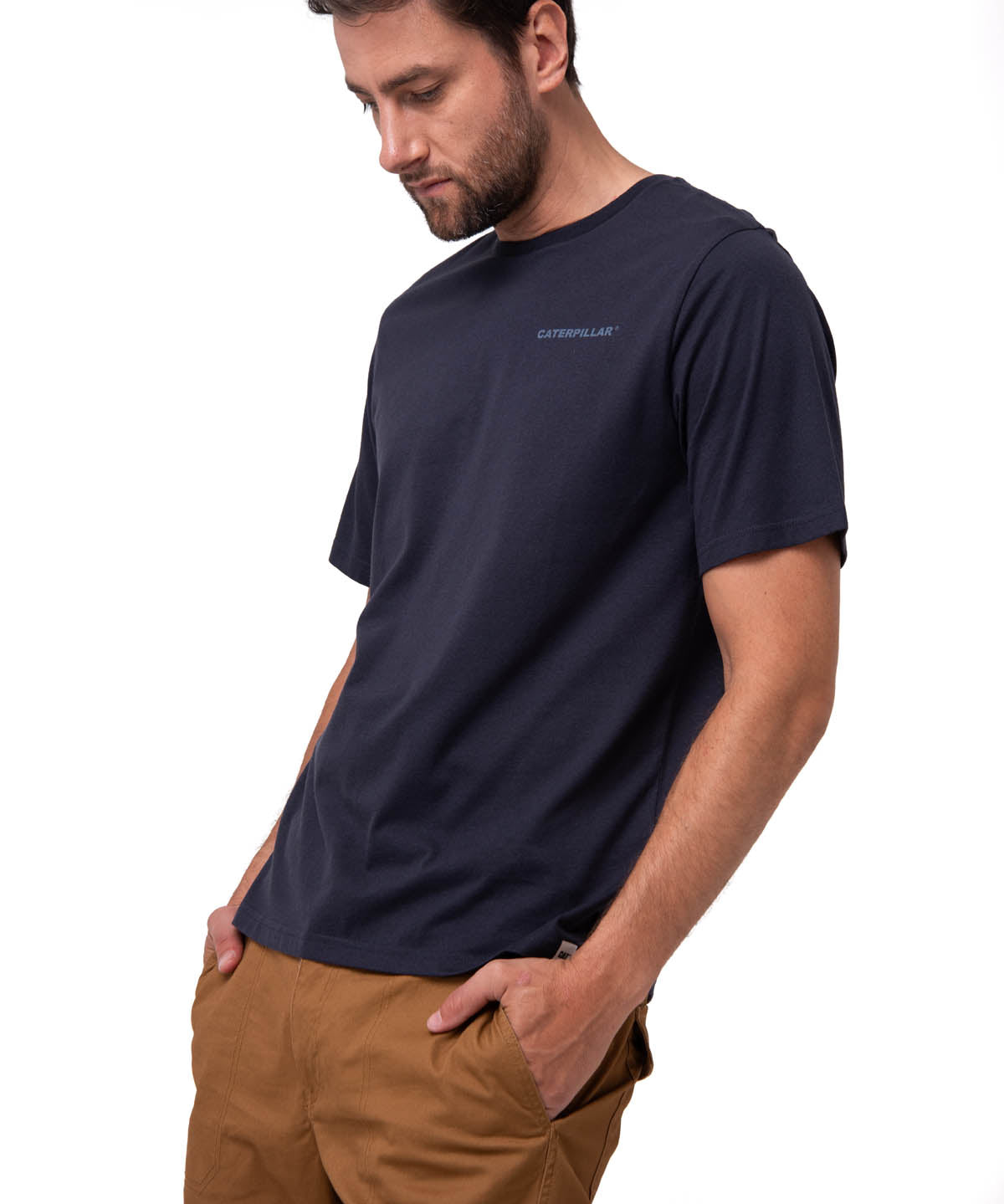 Camiseta Heritage Graphic Tee Hombre Color Azul-1