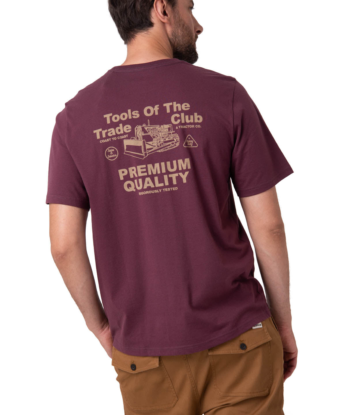Camiseta Heritage Graphic Tee Hombre Color Rojo-2