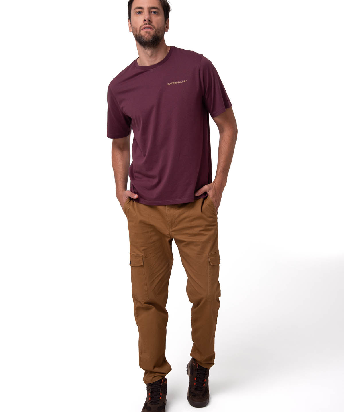 Camiseta Heritage Graphic Tee Hombre Color Rojo-4