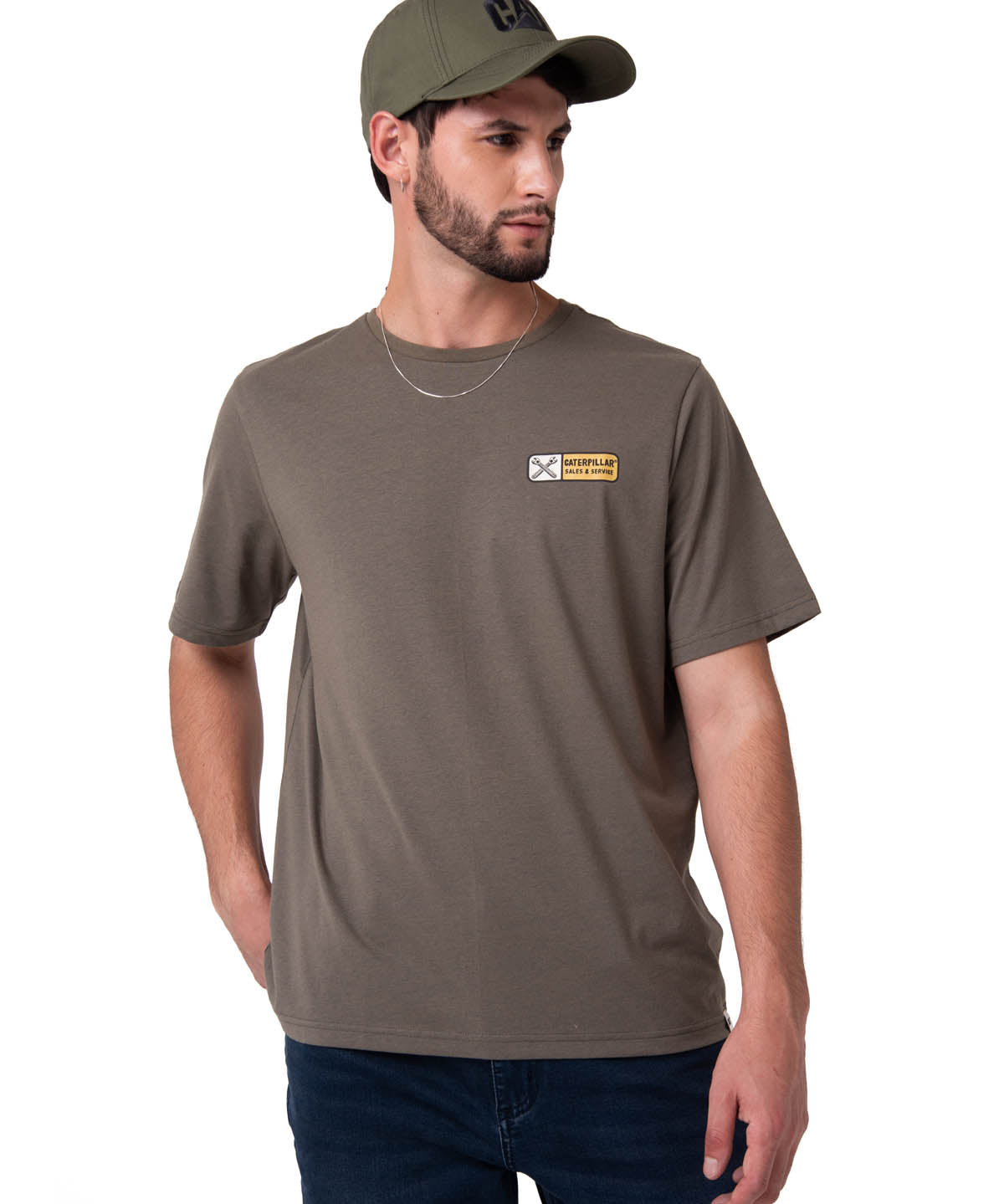 Camiseta Sales And Service Gr Hombre Color Verde-1