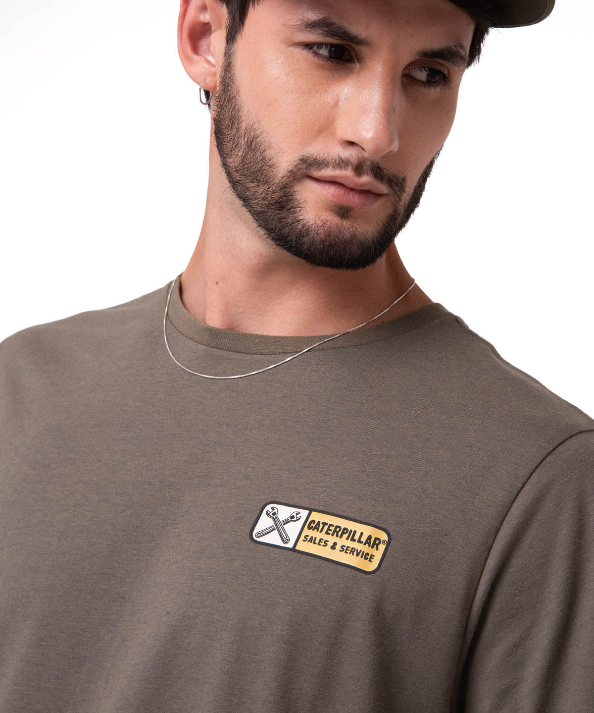 Camiseta Sales And Service Gr Hombre Color Verde-3