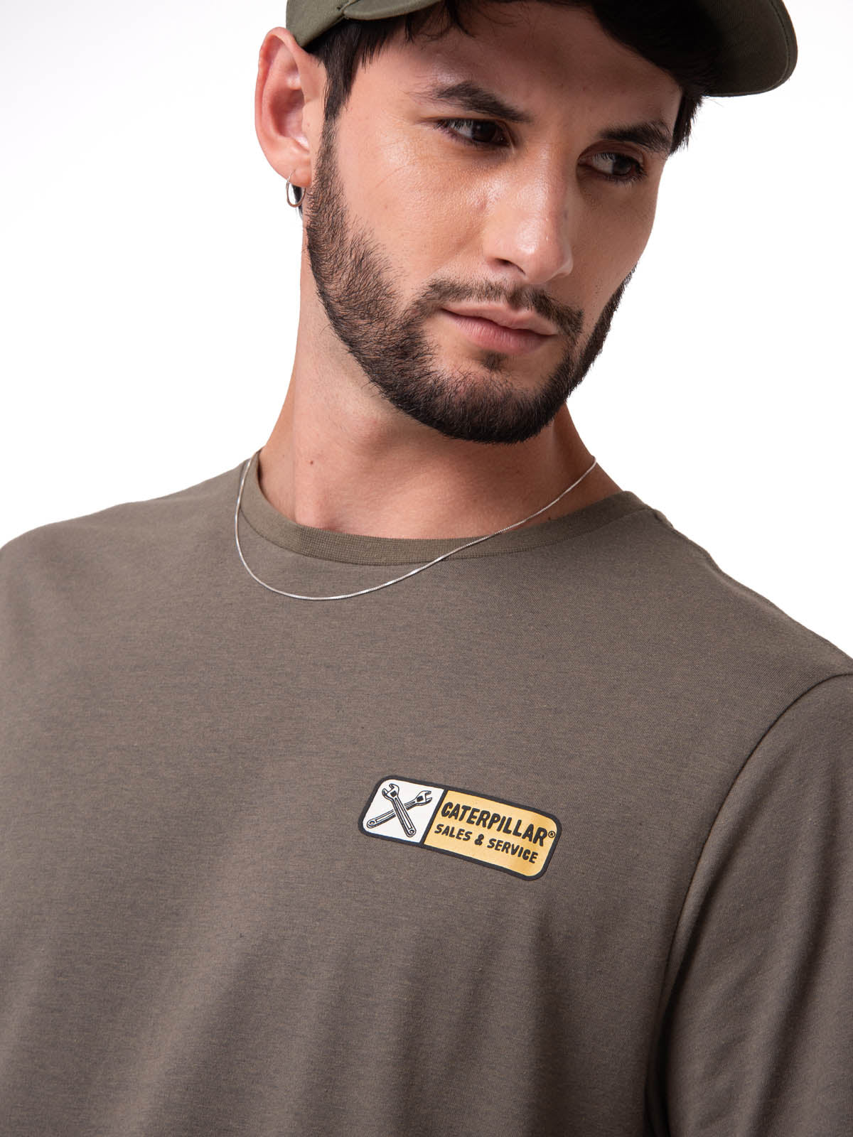 Camiseta Sales And Service Gr Hombre Color Verde-3