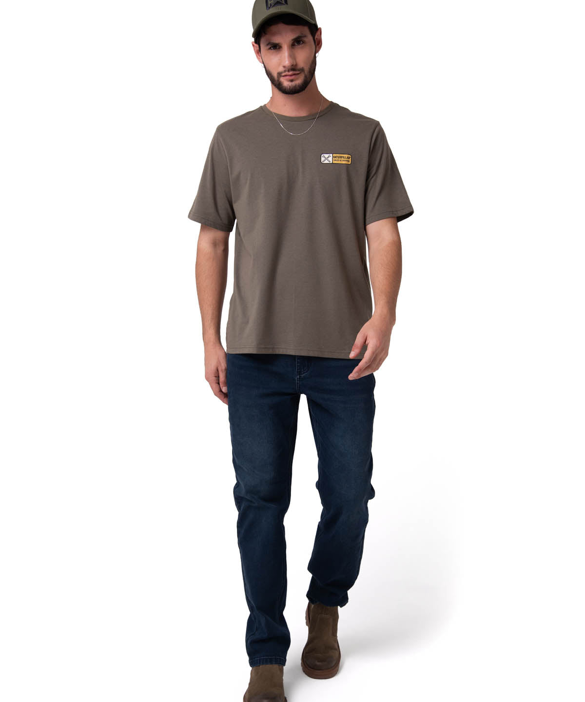 Camiseta Sales And Service Gr Hombre Color Verde-4