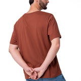Camiseta Western Graphic Tee Hombre Color Café-2