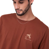 Camiseta Western Graphic Tee Hombre Color Café-3