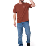 Camiseta Western Graphic Tee Hombre Color Café-4