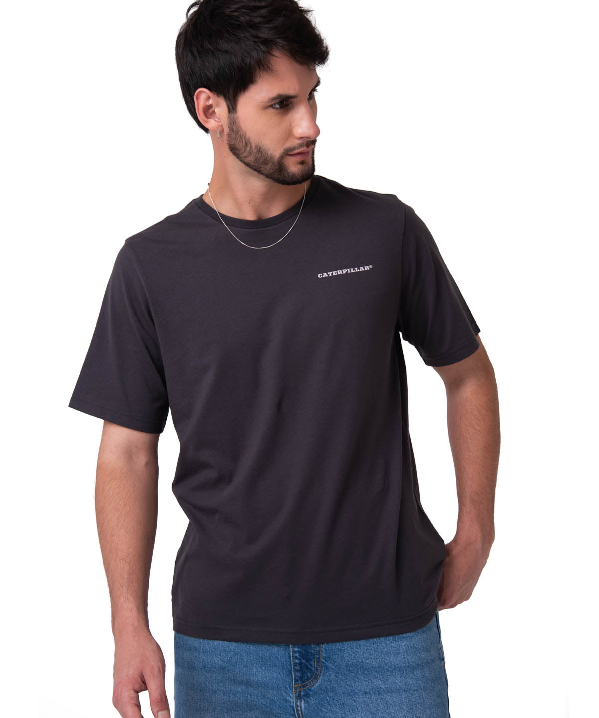 Camiseta Western Graphic Tee Hombre Color Gris-1