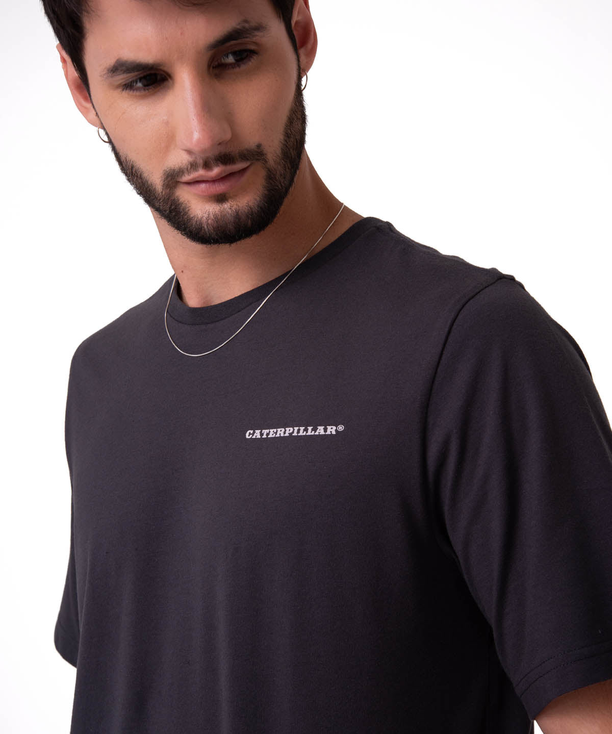 Camiseta Western Graphic Tee Hombre Color Gris-3
