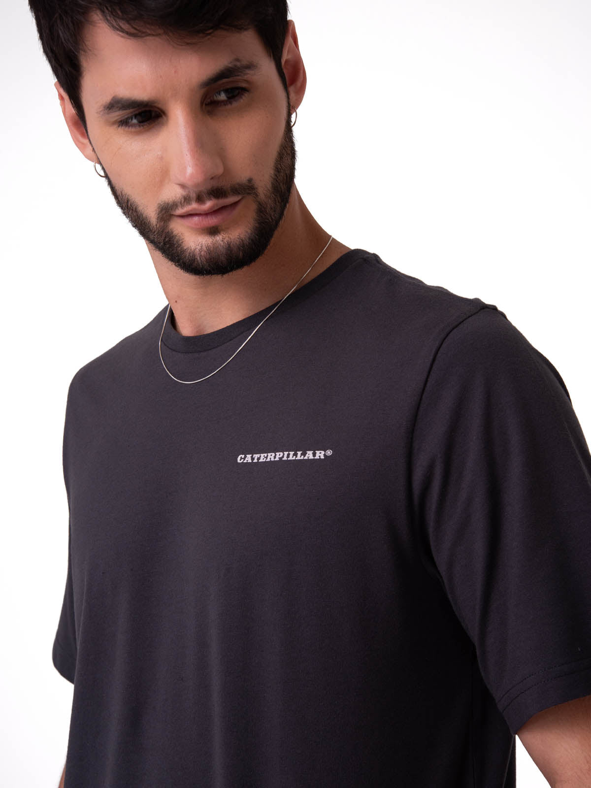 Camiseta Western Graphic Tee Hombre Color Gris-3