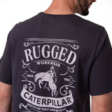 Camiseta Western Graphic Tee Hombre Color Gris-4