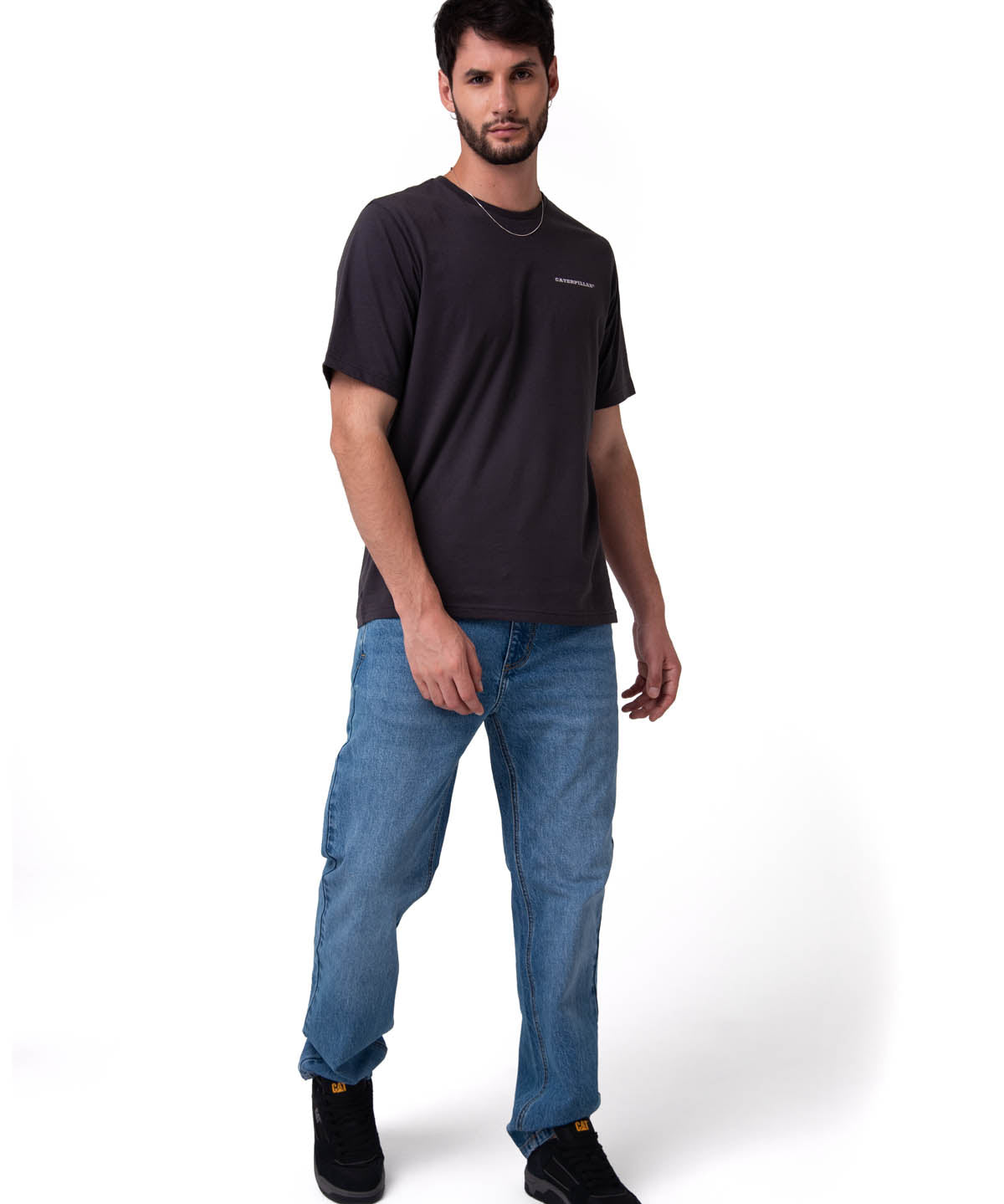 Camiseta Western Graphic Tee Hombre Color Gris-6