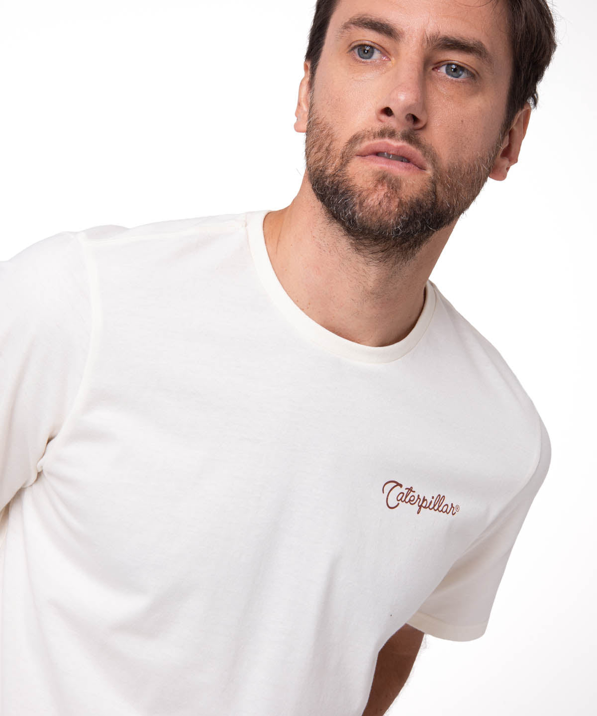 Camiseta Western Graphic Tee Hombre Color Blanco-3