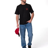 Camiseta Moto Graphic Tee 1 Hombre Color Negro-5