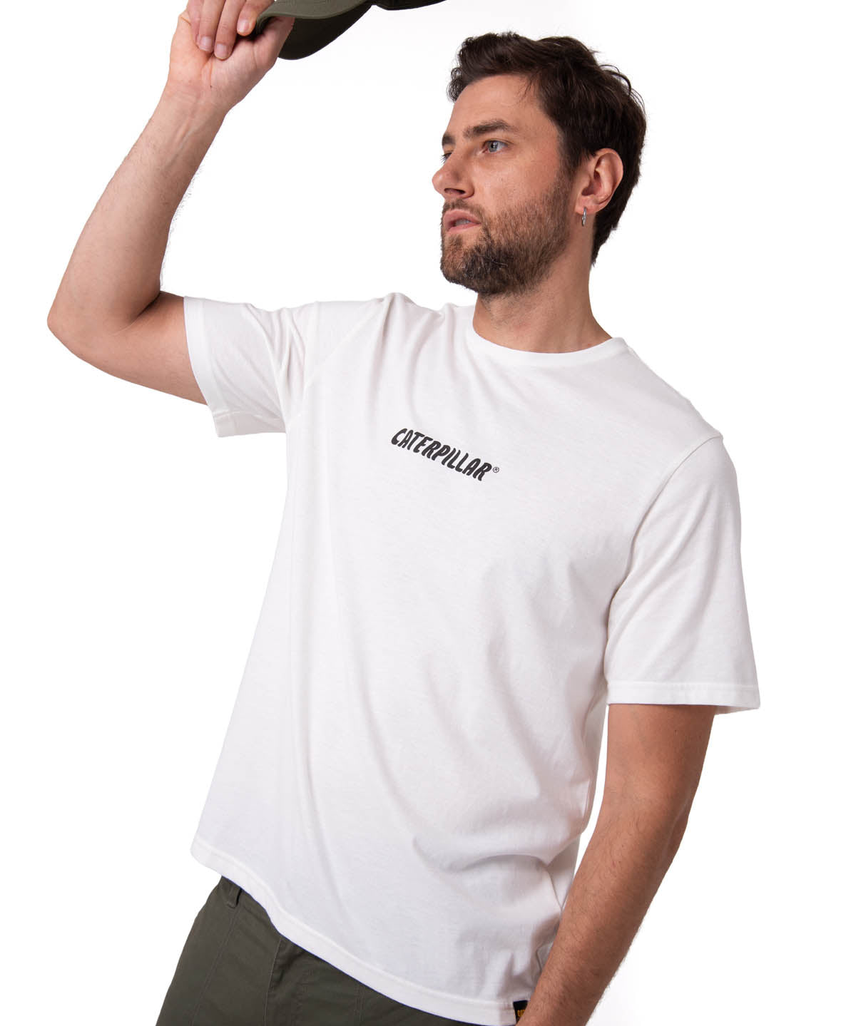 Camiseta Moto Graphic Tee 4 Hombre Color Blanco-1