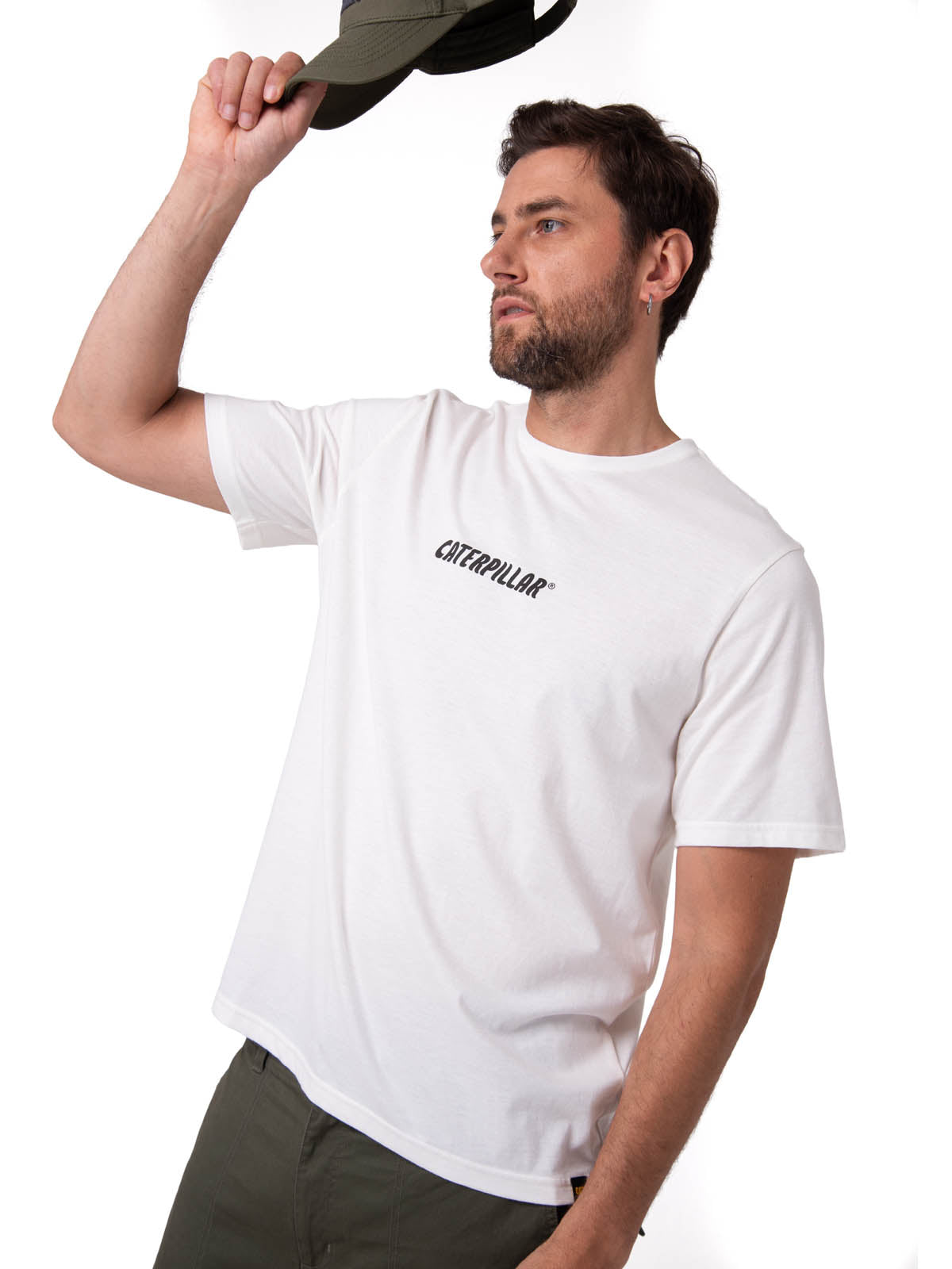 Camiseta Moto Graphic Tee 4 Hombre Color Blanco-1