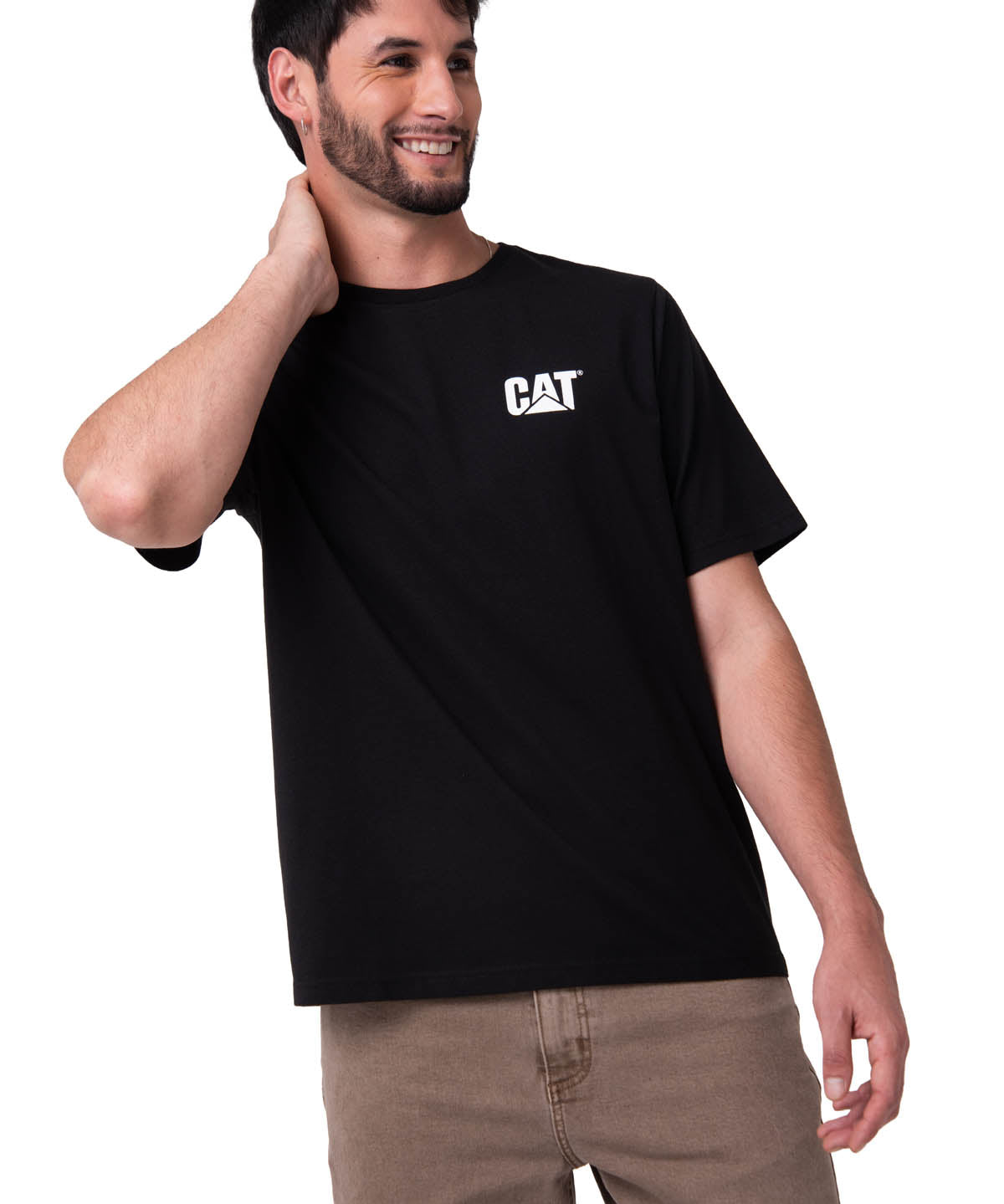 Camiseta Moto Graphic Tee 5 Hombre Color Negro-1