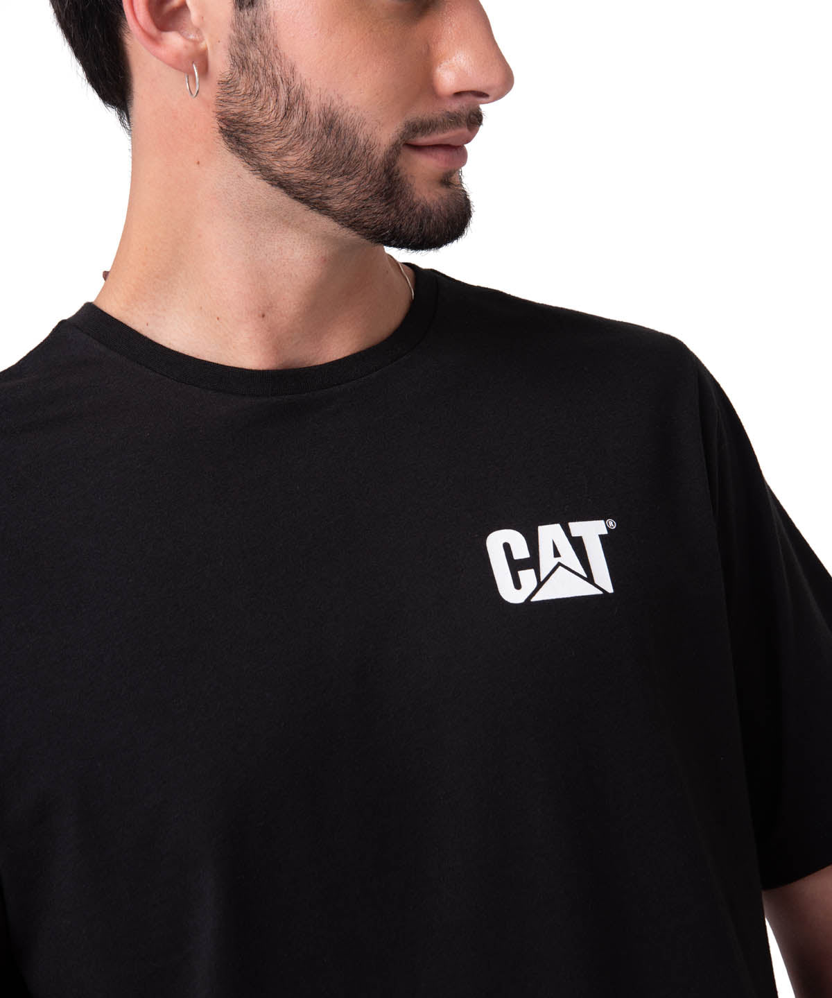 Camiseta Moto Graphic Tee 5 Hombre Color Negro-3