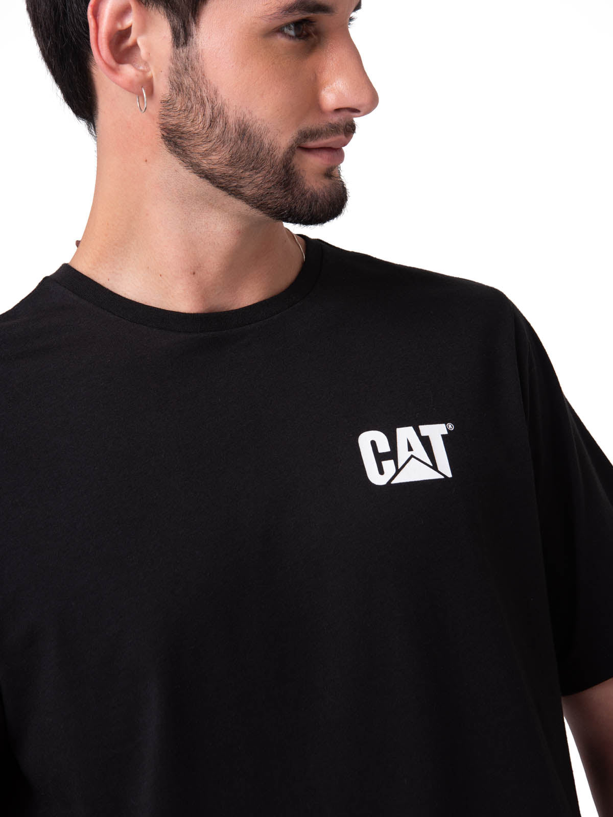 Camiseta Moto Graphic Tee 5 Hombre Color Negro-3