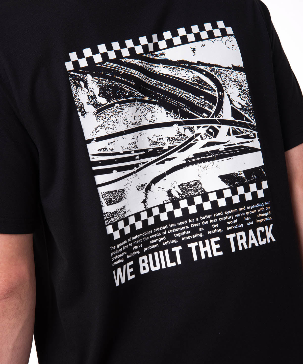 Camiseta Moto Graphic Tee 5 Hombre Color Negro-4