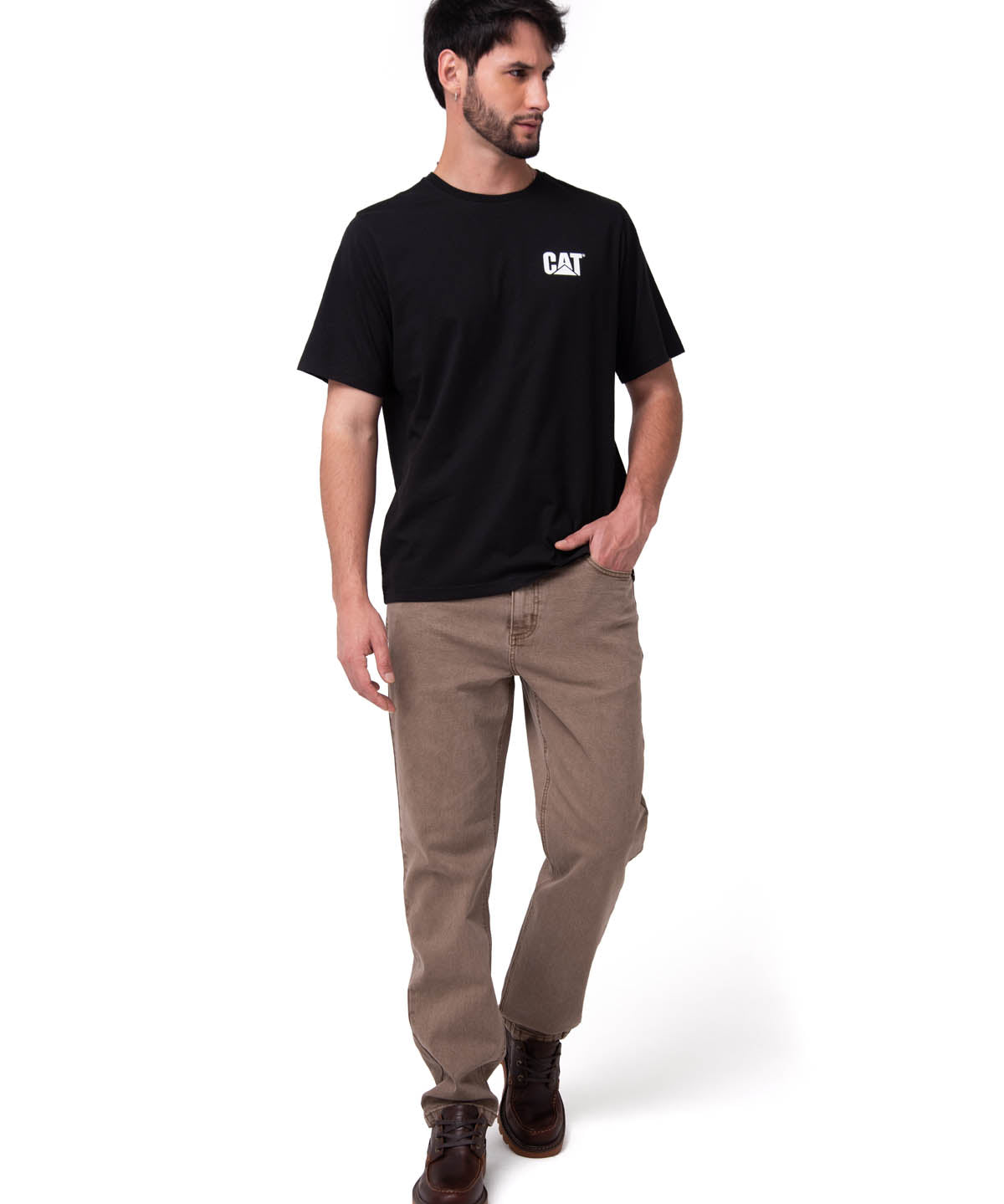 Camiseta Moto Graphic Tee 5 Hombre Color Negro-5