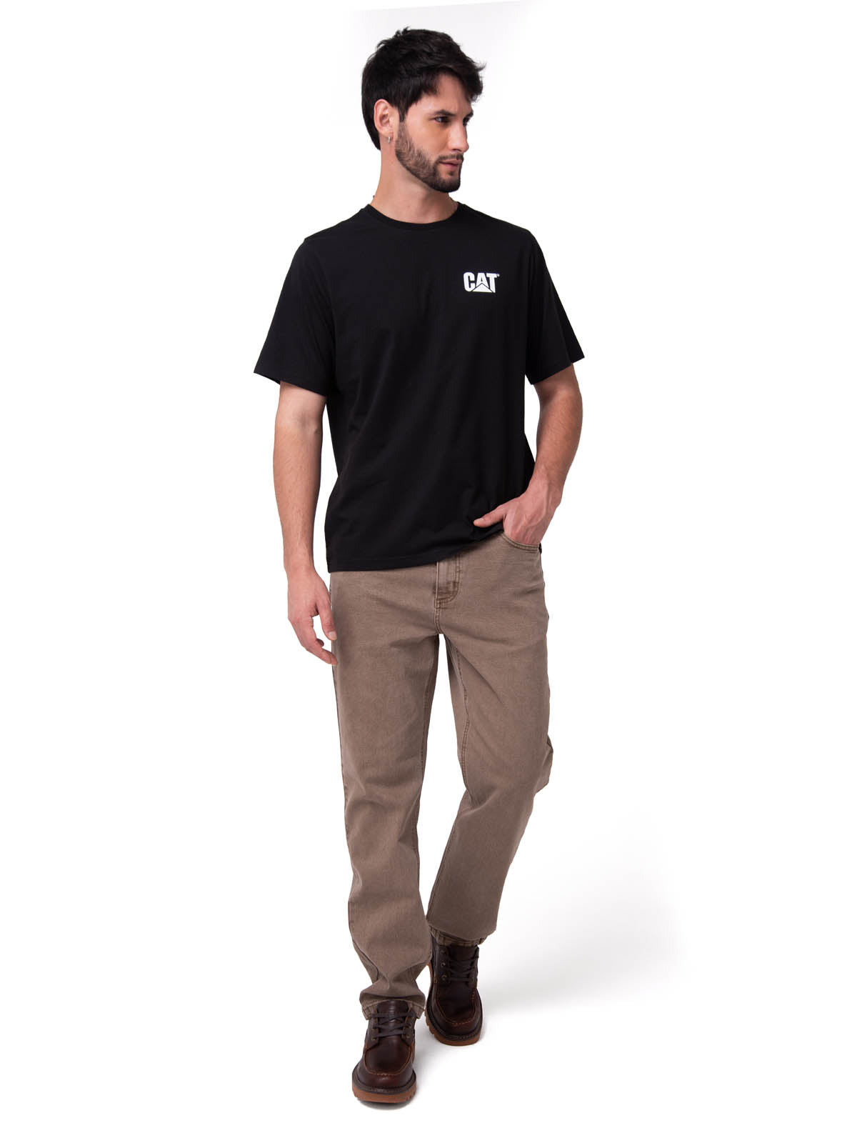 Camiseta Moto Graphic Tee 5 Hombre Color Negro-5